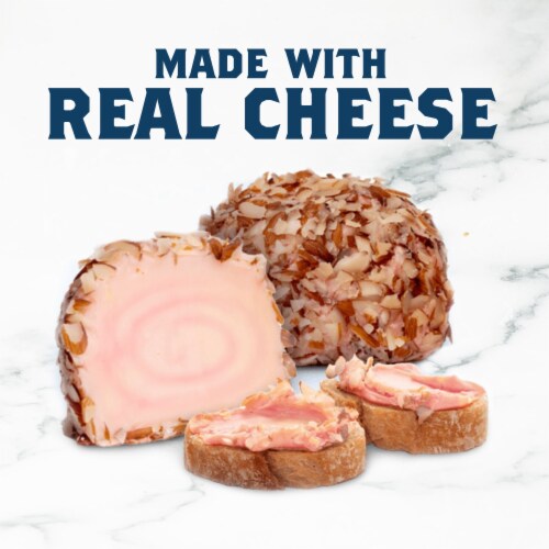 Kaukauna Sharp Cheddar Spreadable Cheese Ball Perspective: top