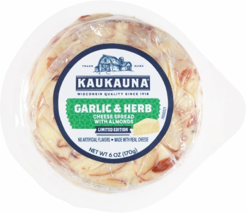 Kaukauna® Garlic & Herb Cheese Spread with Almonds