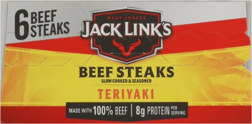 Jack Link's Teriyaki Beef Steaks Perspective: top