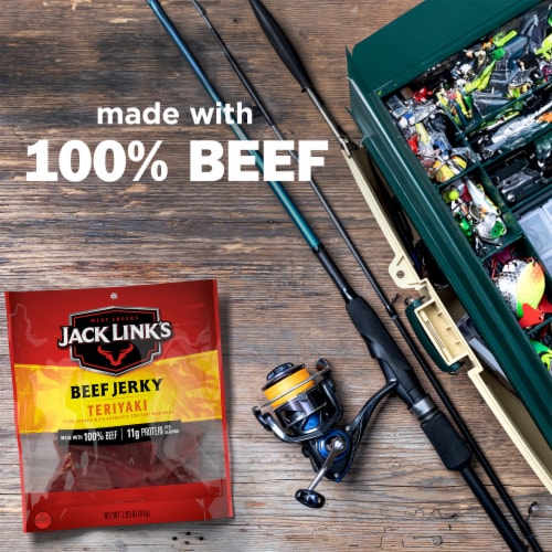 Jack Link's® Teriyaki Beef Jerky Perspective: top