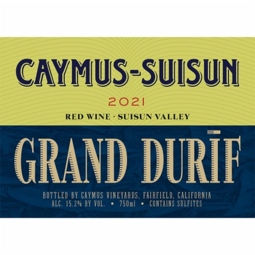 Caymus Suisun Grand Durif California Red Wine Perspective: top