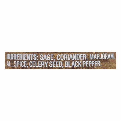 Spice Islands® Poultry Seasoning Perspective: top