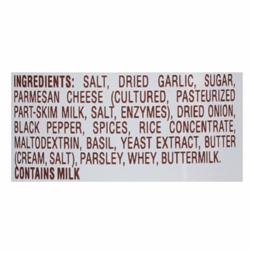 Spice Islands Garlic Parmesan All Purpose Seasoning Perspective: top