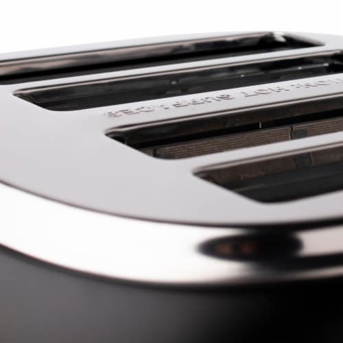 Haden Heritage 4-Slice Toaster - Black/Copper Perspective: top