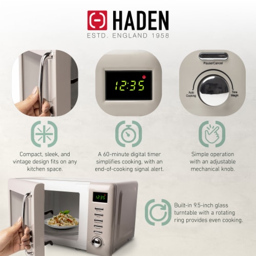 Haden Dorset Microwave - Putty Perspective: top