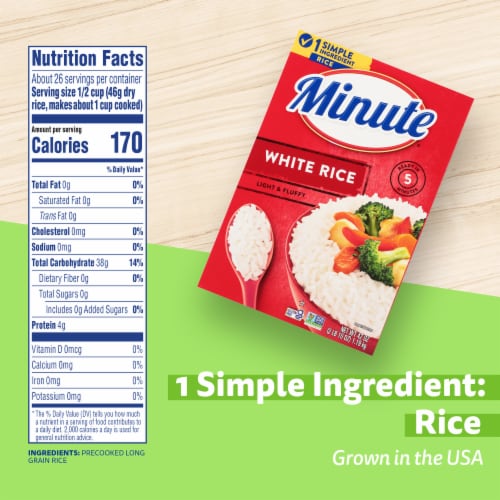 Minute Gluten-Free Instant White Rice Perspective: top