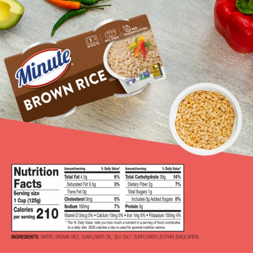 Minute® Gluten-Free Ready to Serve Brown Rice Perspective: top