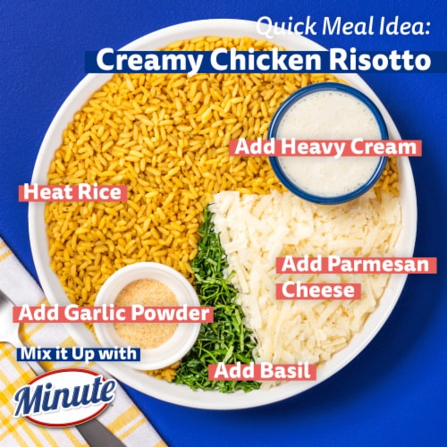 Minute® Gluten-Free Ready to Serve Chicken & Herb Seasoned Rice Perspective: top