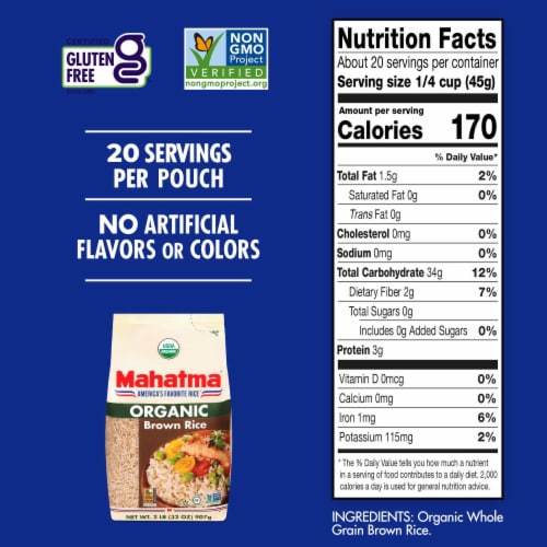 Mahatma™ Organic Brown Rice Perspective: top