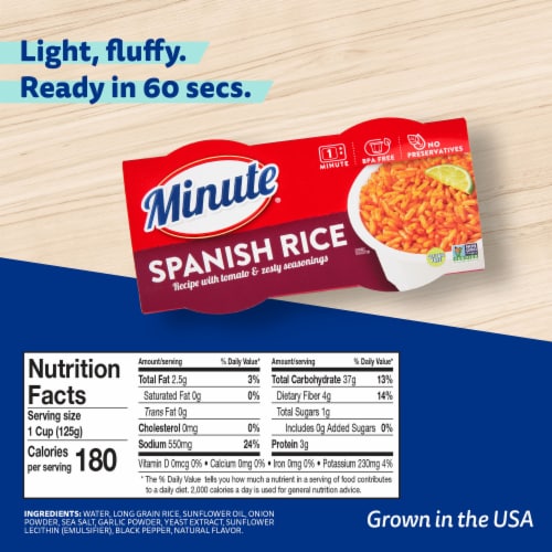 Minute Spanish Rice Perspective: top