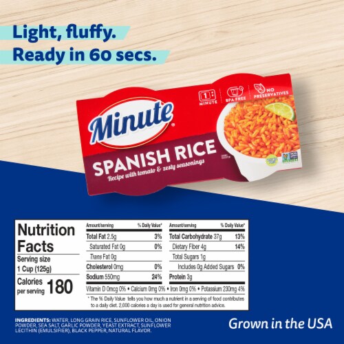 Minute Spanish Rice Perspective: top