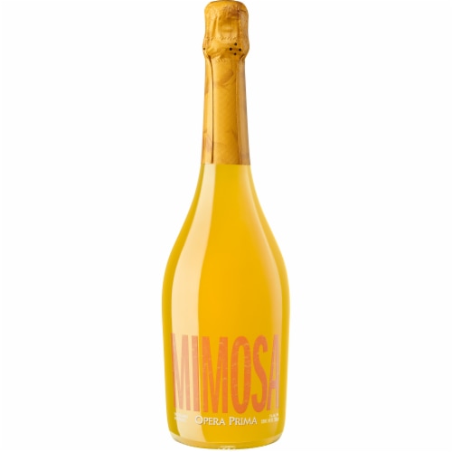 Opera Prima Mimosa Sparkling Ready-to-Drink Cocktail Perspective: top