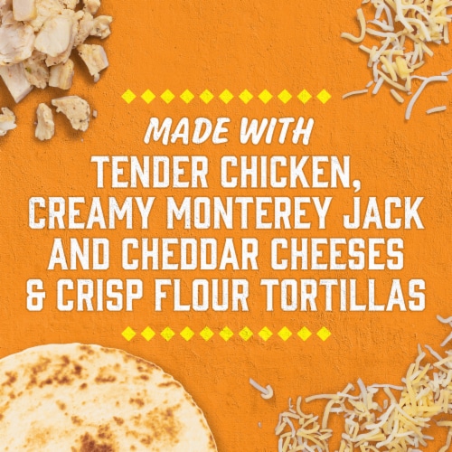 Delimex Char-Grilled Chicken Crispy Quesadillas Perspective: top
