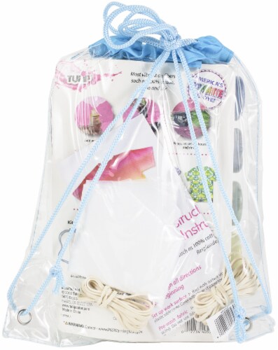 Tulip One-Step Tie-Dye Backpack Kit-Beachy Blues Perspective: top