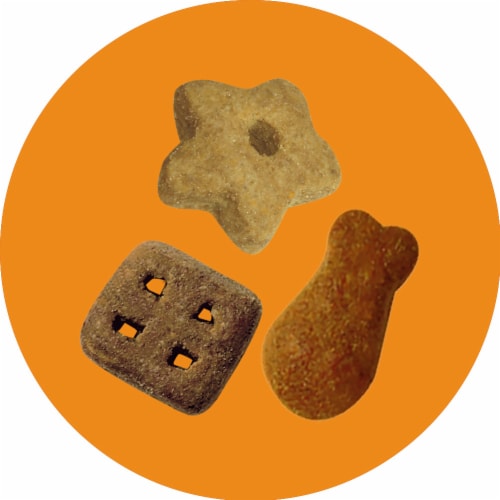 Purina Whisker Lickin's Crunchy Cat Treats Chicken and Seafood Flavors Perspective: top