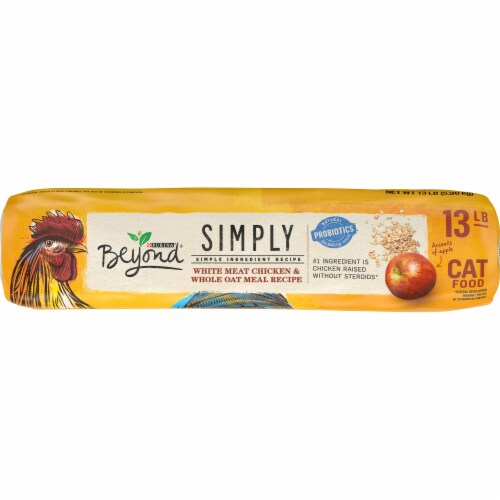 Beyond® Simply Natural White Meat Chicken & Whole Oat Meal Recipe Adult Dry Cat Food Perspective: top