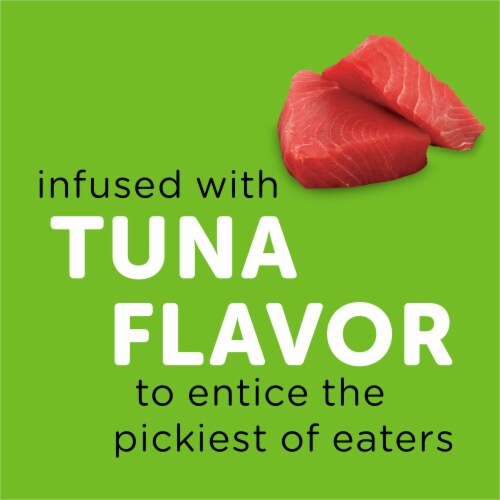 Purina Whisker Lickin's Crunchy Cat Treats Tuna Flavor Perspective: top