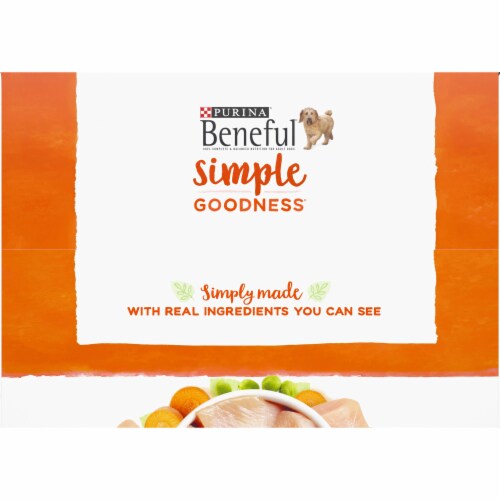 Beneful Simple Goodness Chicken Dog Food Pouches, 32 ct / 9.4 lb