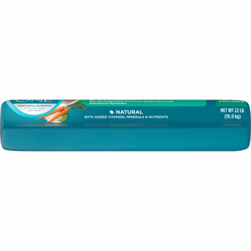 Purina ONE® Sensitive Skin and Stomach Dry Adult Cat Food Perspective: top