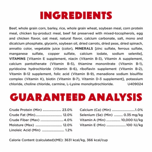 Purina® Beneful® Originals with Real Beef Adult Dry Dog Food Perspective: top