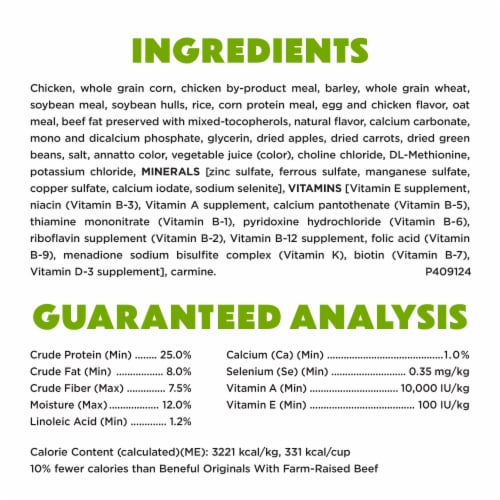 Purina® Beneful® Healthy Weight Real Chicken Dry Dog Food Perspective: top