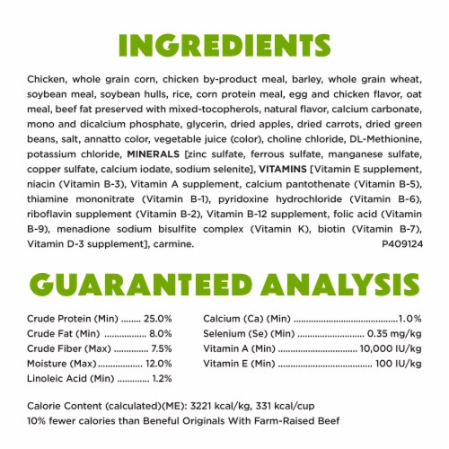 Purina Beneful Healthy Weight Natural Dry Dog Food with Farm-Raised Chicken Perspective: top