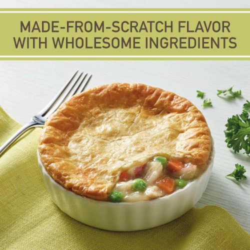 Blake's All-Natural Chicken Pot Pie Frozen Meal Perspective: top