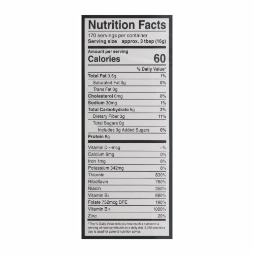 Red Star® Savory Nutritional Yeast Large Flakes Perspective: top