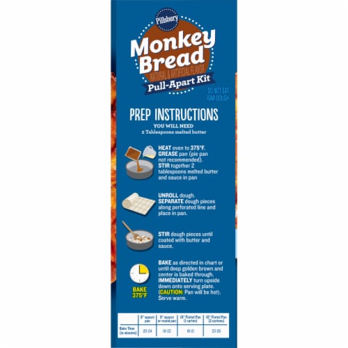Pillsbury™ Monkey Bread Dough and Sauce Pull Apart Kit Perspective: top