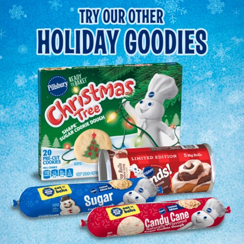 Pillsbury Grands! Holiday Edition Hot Cocoa Flavored Cinnamon Rolls Perspective: top