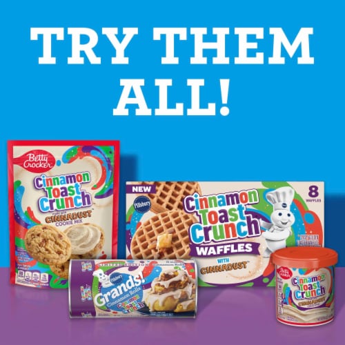 Pillsbury Grands! Cinnamon Toast Crunch Cinnamon Rolls Perspective: top