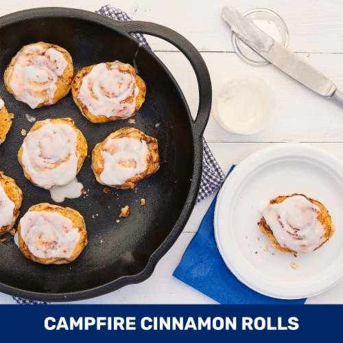 Pillsbury™ Cinnamon Rolls Refrigerated Pastry Dough with Cream Cheese Icing Perspective: top