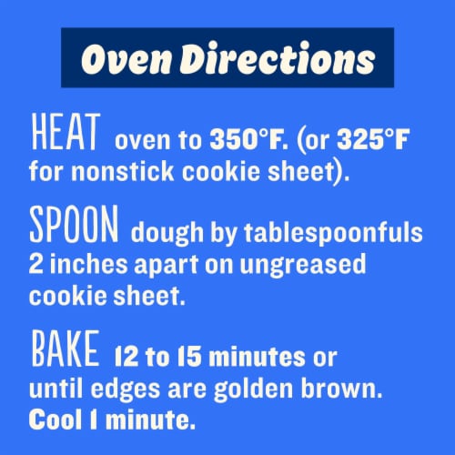 Pillsbury Ready To Bake Refrigerated Chocolate Chip Cookie Dough Perspective: top