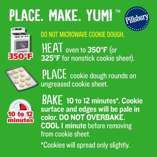 Pillsbury™ Ready to Bake™ Elf Shape™ Sugar Cookie Dough Perspective: top
