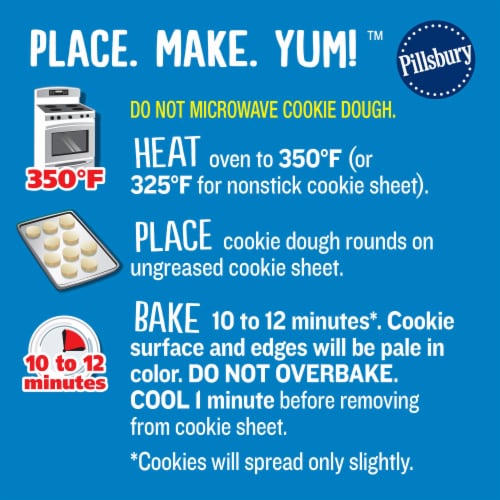 Pillsbury Ready to Bake! Snowman Shape Sugar Cookie Dough Perspective: top