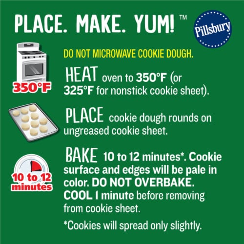 Pillsbury™ Shape™ Christmas Tree Sugar Cookie Dough Perspective: top