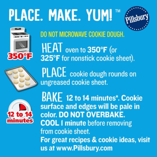 Pillsbury™ Ready to Bake™ Bunny Shape™ Sugar Cookie Dough Perspective: top