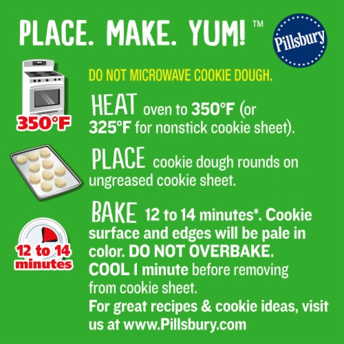 Pillsbury™ Ready To Bake™ Chick Shape™ Sugar Cookie Dough Perspective: top