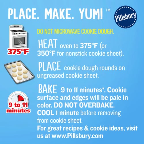 Pillsbury Ready To Bake Easter Egg Cutout Sugar Cookies Perspective: top