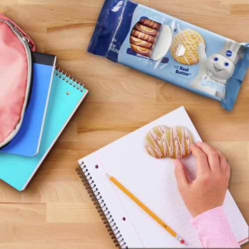 Pillsbury Soft Baked Drizzle Sugar Cookies Perspective: top