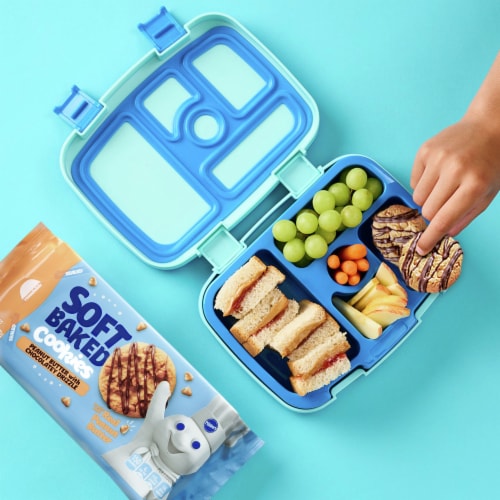 Pillsbury Soft Baked Cookies Peanut Butter with Chocolatey Drizzle Perspective: top