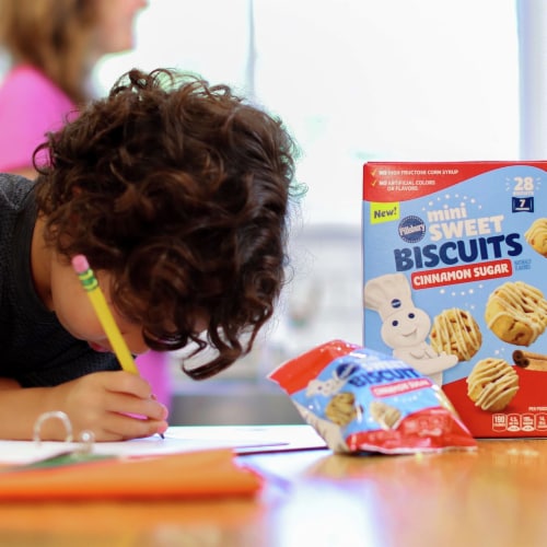 Pillsbury Cinnamon Sugar Soft Baked Mini Sweet Biscuits Perspective: top