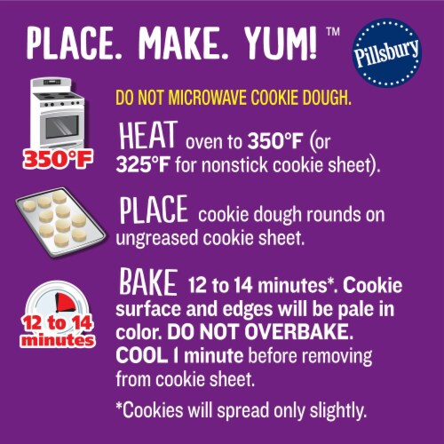 Pillsbury Shape Halloween Ghost Ready To Bake Sugar Cookie Dough Perspective: top