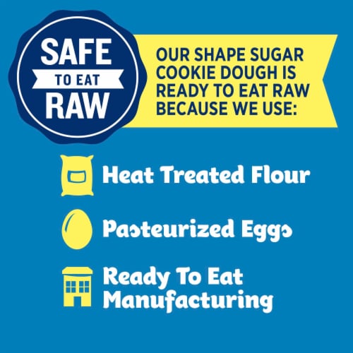 Pillsbury Ready to Bake! Football Cut-Out Sugar Cookie Dough Perspective: top
