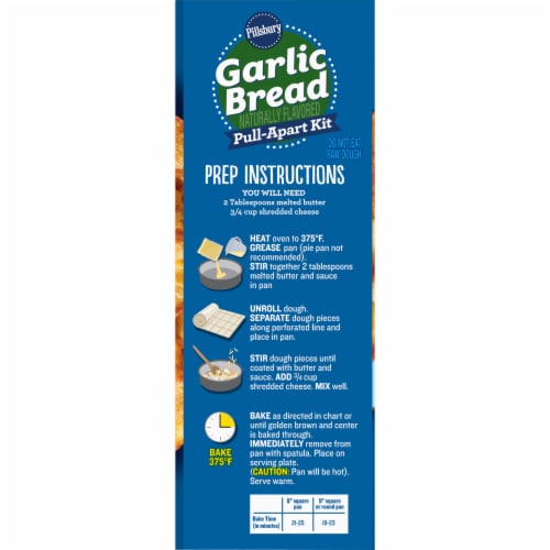 Pillsbury™ Garlic Bread Dough and Sauce Pull Apart Kit Perspective: top