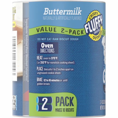 Pillsbury Grands! Sheets Buttermilk Biscuits 2 Pack Perspective: top