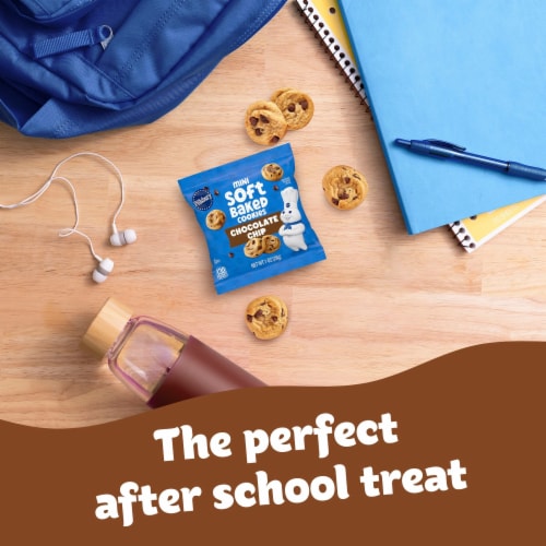 Pillsbury Chocolate Chip Mini Soft Baked Cookies Perspective: top