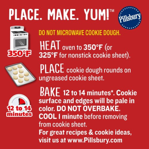 Pillsbury Ready to Bake! Dr. Seuss The Grinch Shape Sugar Cookie Dough Perspective: top