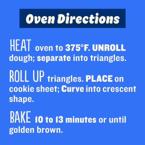 Pillsbury Original Crescent Rolls Regular Size 2 Pack Perspective: top