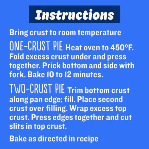 Pillsbury Premade Pie Crusts Perspective: top